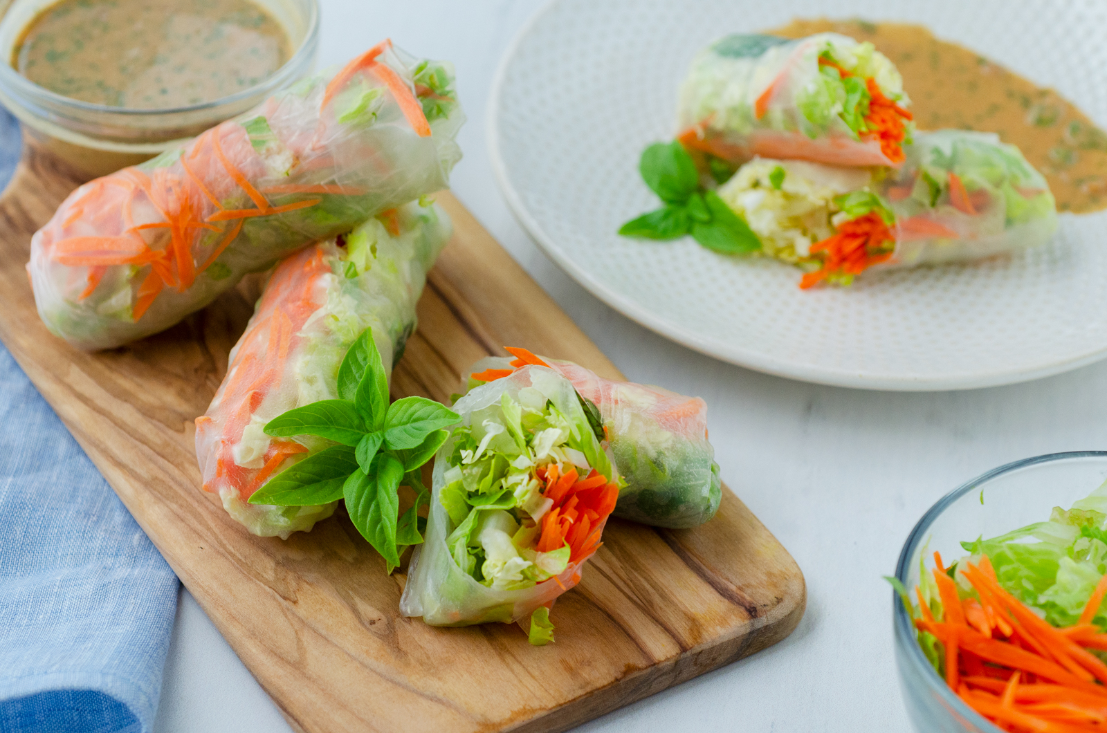 Fresh Spring Rolls Without Noodles