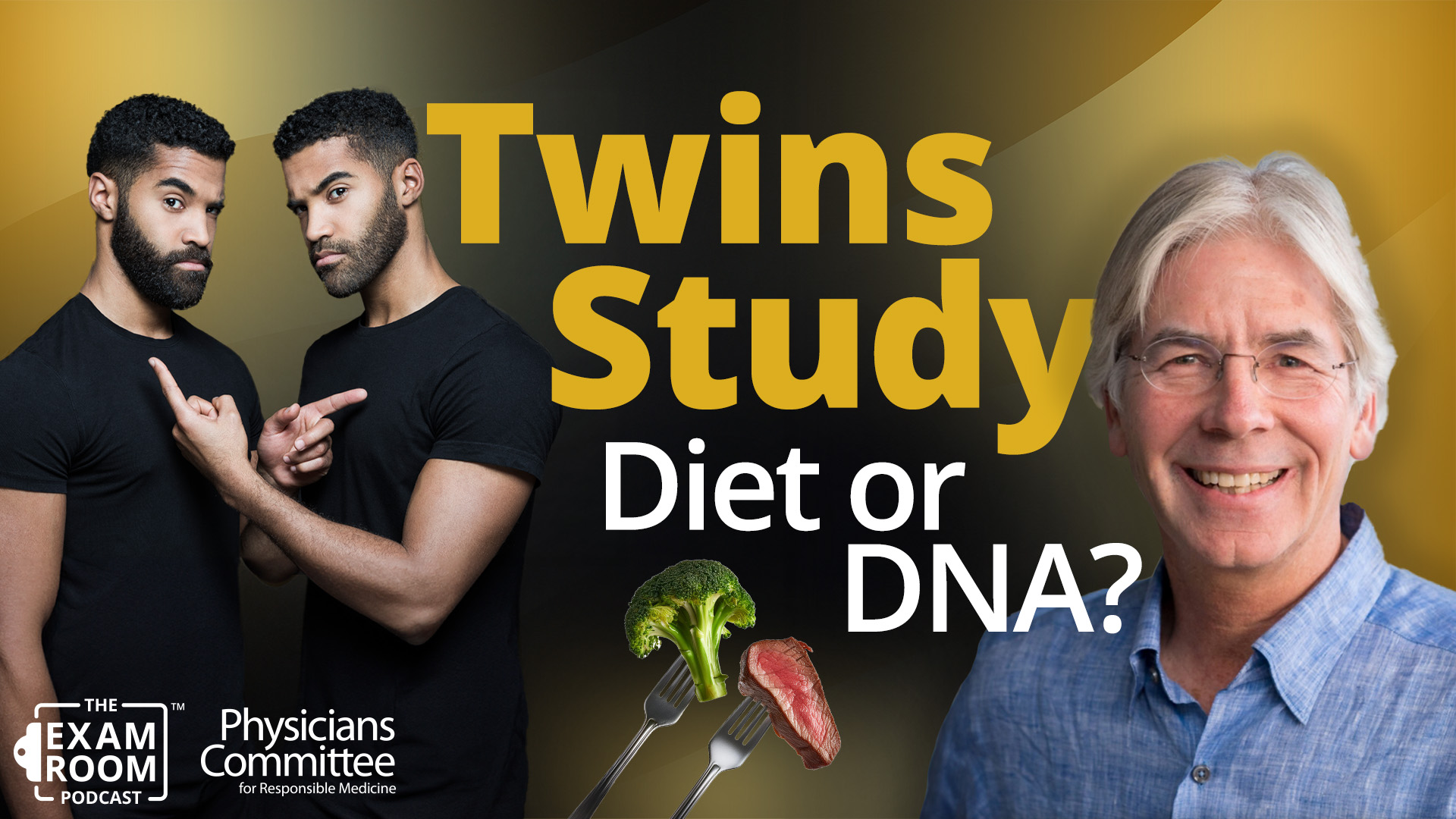 One Twin Goes Vegan, One Does Not: 8 Weeks, Big Results | Dr. Christopher Gardner