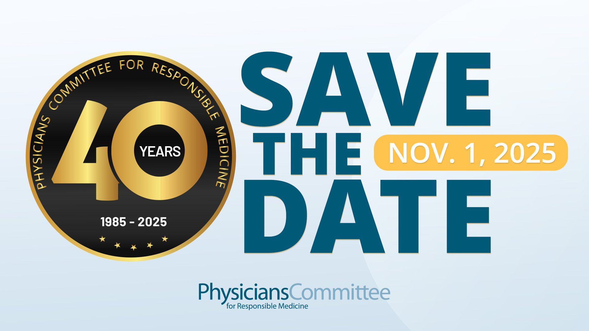 PCRM 40th Anniversary Celebration