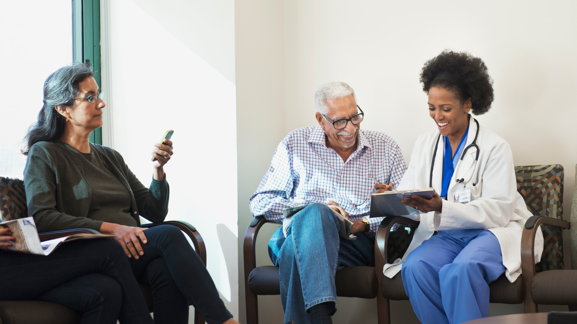 patients in waiting room