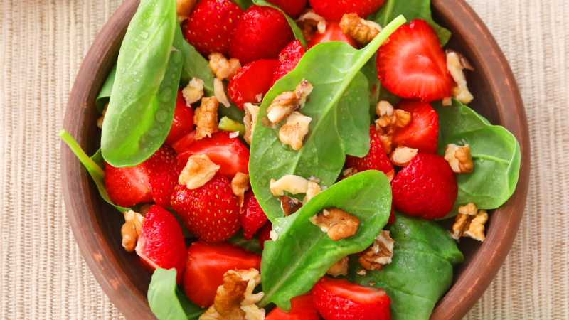 Strawberry Spinach Salad