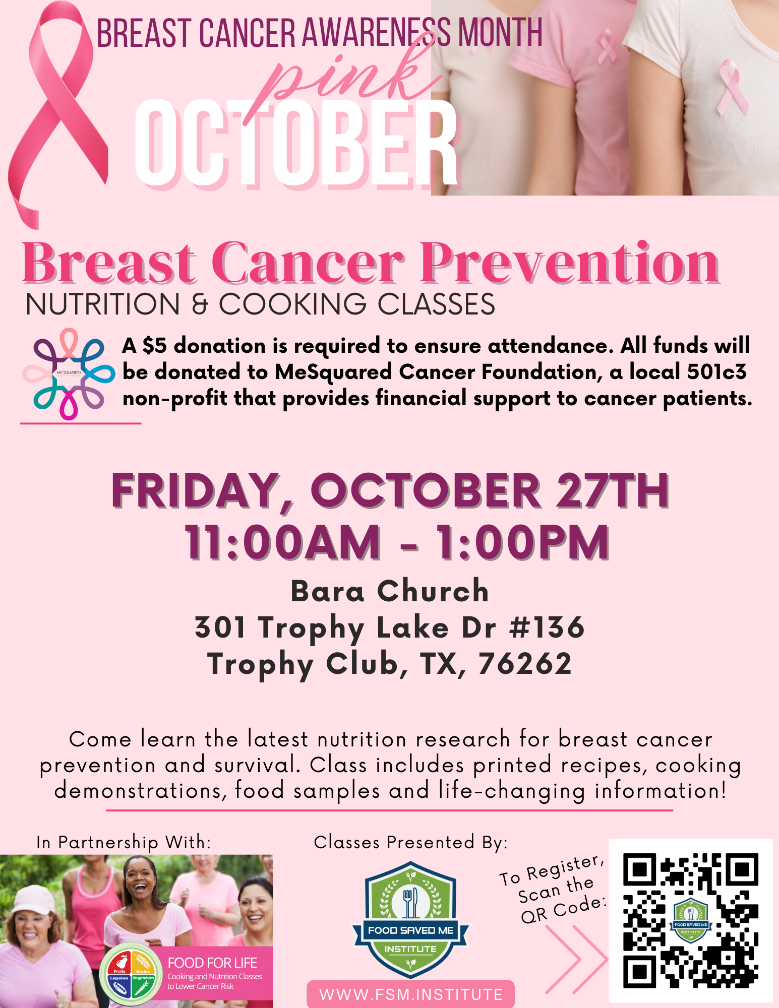 Breast cancer prevention at Bara Church